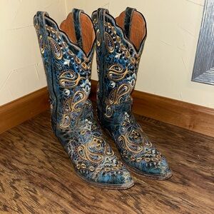 Dan Post Embroidered Cowboy Boots